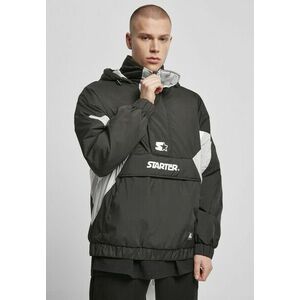 Starter Colorblock Halfzip Windbreaker black/lightasphalt/white kép