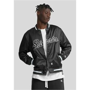 Starter Satin College Jacket black kép