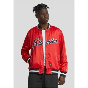 Starter Satin College Jacket cityred kép