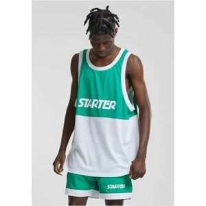 Starter Split Mesh Tank Top c.green/white kép