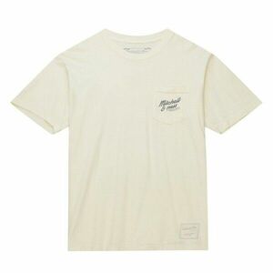 T-shirt Mitchell & Ness Branded M&N Graphic Pocket Tee cream kép