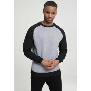 Urban Classics 2-tone Raglan Crewneck gry/blk kép