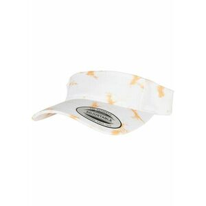 Urban Classics Batik Dye Curved Visor Cap orange/white kép