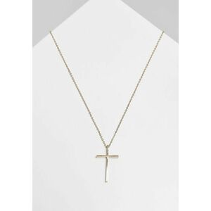 Urban Classics Big Basic Cross Necklace gold kép