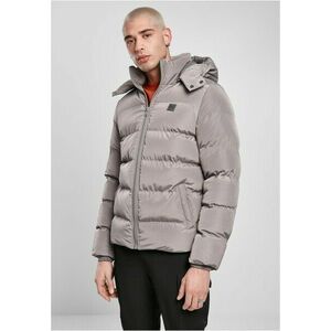 Urban Classics Hooded Puffer Jacket asphalt kép