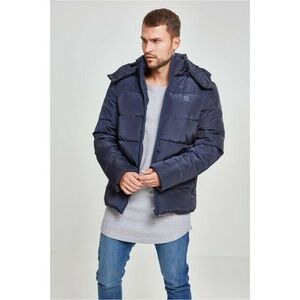 Urban Classics Hooded Puffer Jacket navy kép