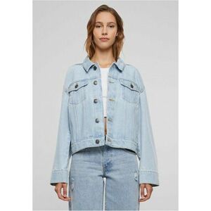 Urban Classics Ladies 80‘s Oversized Denim Jacket new light blue washed kép