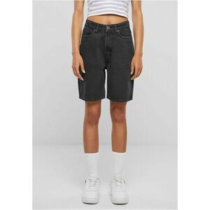 Urban Classics Ladies 90‘s Bermuda black washed kép