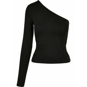 Urban Classics Ladies Asymmetric Longsleeve black kép