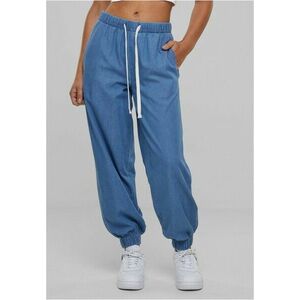 Urban Classics Ladies Light Denim Jogpants skyblue washed kép