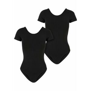 Urban Classics Ladies Organic Stretch Jersey Body 2-Pack black+black kép