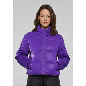 Urban Classics Ladies Shark Skin Puffer Jacket realviolet kép