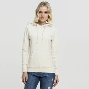 Pulóver Urban Classics Ladies Velvet Hoody sand kép