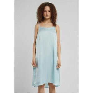 Urban Classics Ladies Viscose Satin Slip Dress oceanblue kép