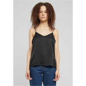 Urban Classics Ladies Viscose Satin Slip Top black kép