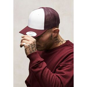 Urban Classics Retro Trucker Colored Front maroon/white/maroon kép