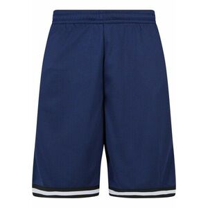 Urban Classics Stripes Mesh Shorts darkblue/black/white kép