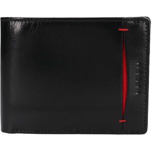 Lagen Lagen Férfi bőr pénztárca 50749 BLACK/RED kép