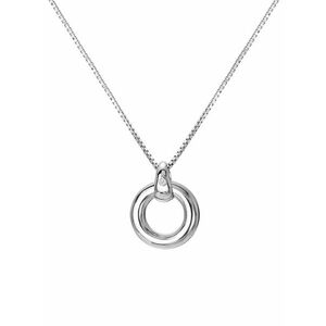 Hot Diamonds Hot Diamonds Minimalista ezüst nyaklánc gyémánttal Forever DP900 (lánc, medál) kép