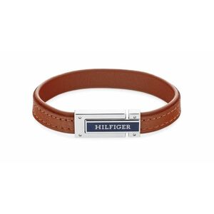 Tommy Hilfiger Tommy Hilfiger Világos barna bőr karkötő férfiaknak 2790560 kép