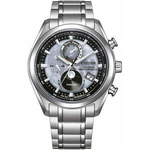 Citizen Citizen Tsukiyomi Moonphase Eco-Drive Radio Controlled Super Titanium BY1010-81H kép