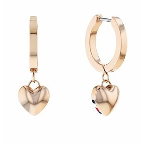 Tommy Hilfiger Tommy Hilfiger Modern bronz karika fülbevaló medálokkal Hanging Heart 2780666 kép