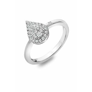 Hot Diamonds Hot Diamonds Elegáns ezüst gyűrű gyémánttal és topázzal Glimmer DR255 60 mm kép