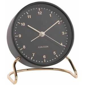 Karlsson Karlsson Ébresztőóra Clock Stylish KA5764BK kép