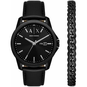 Armani Exchange Armani Exchange Leren ajándék szett + karkötő AX7147SET kép