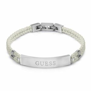 Guess Guess Fehér bőr karkötő Malibu JUMB01346JWSTWIT/U kép