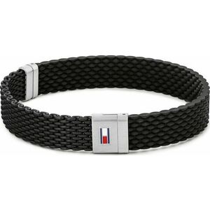 Tommy Hilfiger Tommy Hilfiger Fekete szilikon férfi karkötő 2790240 19, 5 cm kép