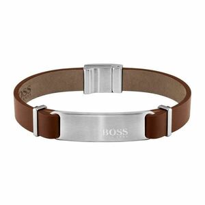 Hugo Boss Hugo Boss Barna bőr karkötő férfiaknak Urbanite 1580046 kép