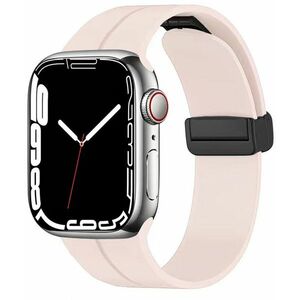 4wrist 4wrist Szilikon szíj mágneses csattal Apple Watch-hoz 42/44/45/49 mm - Pink kép