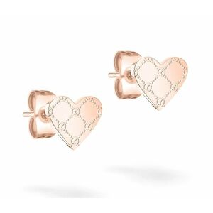 Tamaris Tamaris Szív bronz acél fülbevaló Logomania Heart TJ-0533-E-08 kép