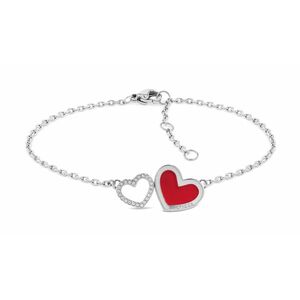 Tommy Hilfiger Tommy Hilfiger Bájos acél karkötő szívekkel Enamel Hearts 2780745 kép