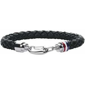 Tommy Hilfiger Tommy Hilfiger Stílusos karkötő fekete bőrből 2700510 kép