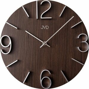 JVD JVD HC37 csendes falióra Brown kép