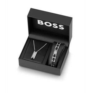 Hugo Boss Hugo Boss Modern férfi ékszerkészlet Sakis 1570151 (nyaklánc, karkötő) kép