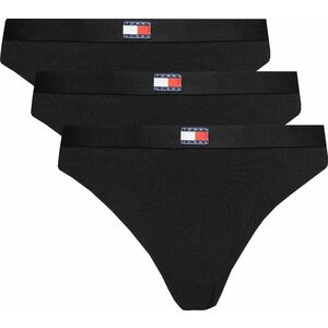 Tommy Hilfiger Tommy Hilfiger 3 PACK - női tanga PLUS SIZE UW0UW05013-0VA-plus-size XL kép