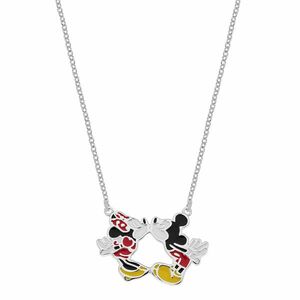 Disney Disney Gyönyörű ezüst nyaklánc Mickey and Minnie Mouse NS00030SL-157.CS kép