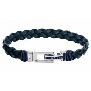 Tommy Hilfiger Tommy Hilfiger Luxus férfi bőr karkötő acél csattal 2790308 kép