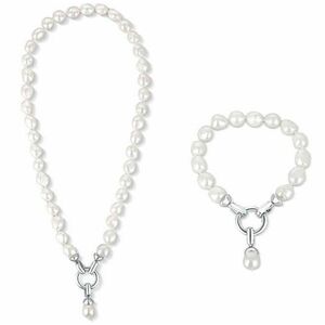 JwL Luxury Pearls JwL Luxury Pearls Kedvezményes gyöngy ékszer szett JL0559 és JL0560 (karkötő, nyaklánc) kép