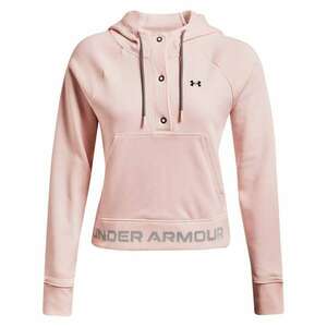 Under Armour Rival Fleece Mesh kapucnis pulóver 1365844685 női Rózsaszín L kép