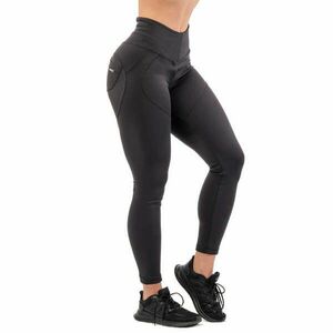 Női leggings magas derékkal Nebbia Lifting Effect Bubble Butt 587 fekete L kép