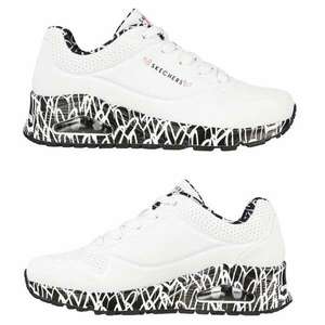 Skechers Uno - Loving Love fehér női cipő kép