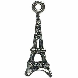 Fémmedál, Eiffel-torony, platina, 0, 9x2, 4 cm kép