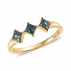 Arany Gyűrű Kék Gyémánttal, VGL0167/59 kép