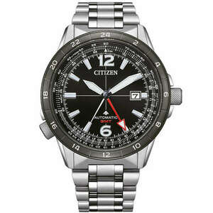 Citizen NB6046-59E Mens Watch Automatic GMT 44, 5 mm 20ATM kép