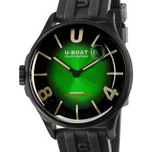 U-Boat 9503 Darkmoon Green PVD Soleil Mens Watch 40mm kép