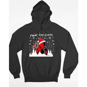 Deadpool funiest christmas pulóver - egyedi mintás, 4 színben, 5 méretben kép